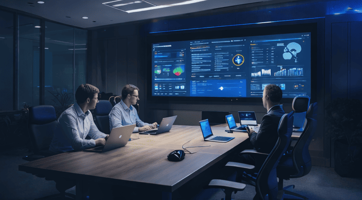 Logistics strategy meeting room